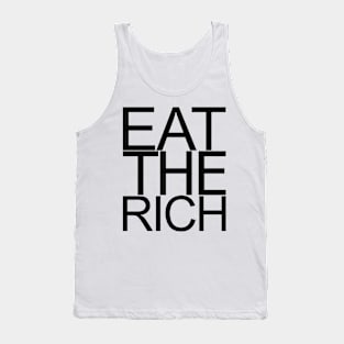 Eat The Rich, Black Tank Top